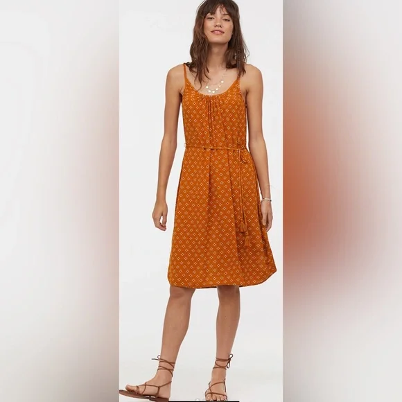 H&M | Dresses | Hm Crinkle Tank Dress | Poshmark